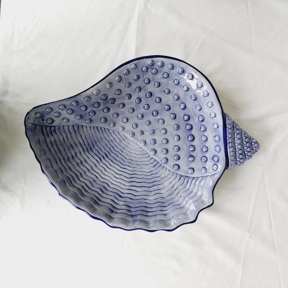 Style-Eyes By Baum Bros. Seashell Collection Serving Platter Plate